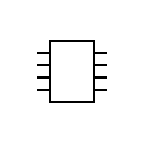 Símbolo de Circuito Integrado / IC / Chip